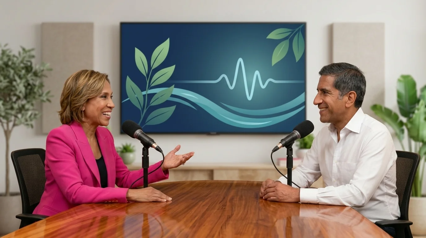 Talk-show style interview about cardiovascular support supplement for adults over 50